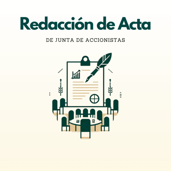 Redacción de Acta de Junta de Accionistas