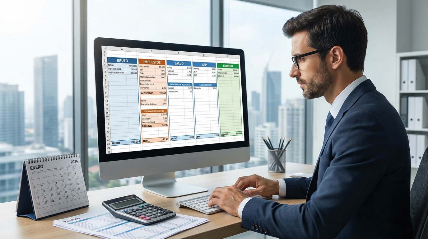 Sueldo Líquido: cómo calcular tu sueldo correctamente este 2026