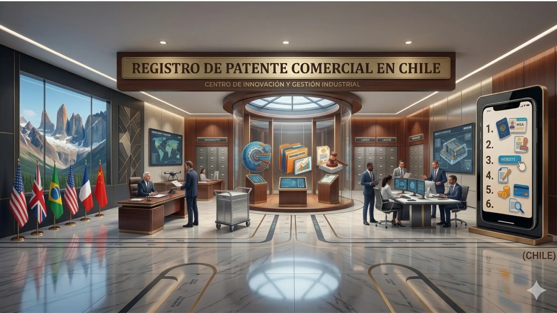 Guía patente comercial en Chile