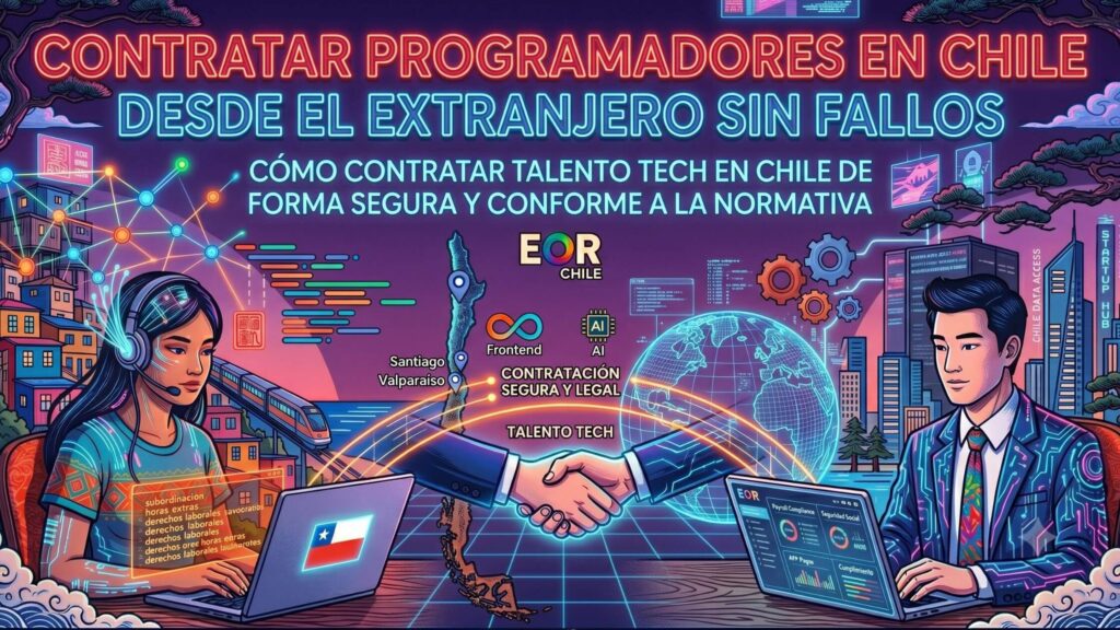Contratar desarrolladores en Chile desde el extranjero