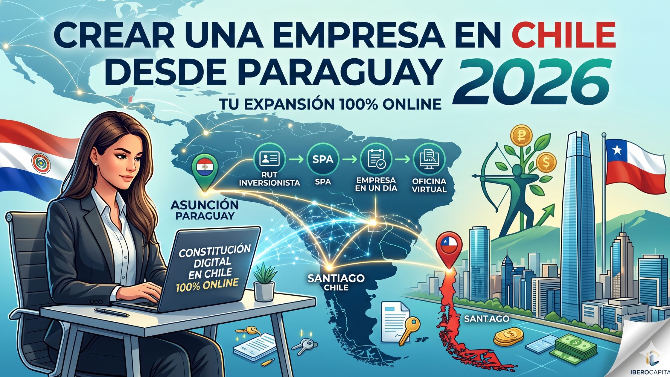 Constituir una sociedad en Chile siendo paraguayo